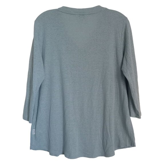 Orvis Women's Pullover 3/4 Sleeve Linen Blend Top, Size Large - Picture 2 of 11